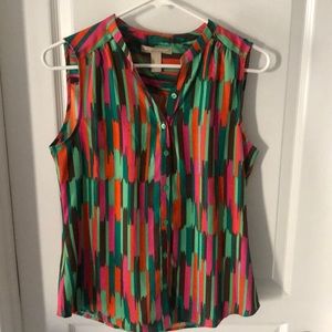 Sleeveless work top/blouse